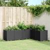 Planter Box Black 160x120x53 cm PP