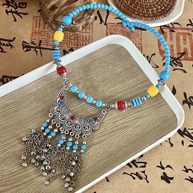 

Богемская принцесса кисточка подвеска на лоб - Экзотический этнический стиль аксессуар для волос