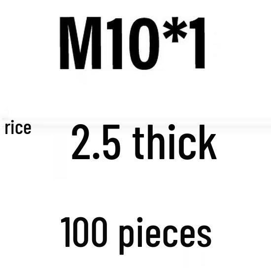 M6-M30 White Zinc Hex Thin Fine Thread Lock Nut GB808.