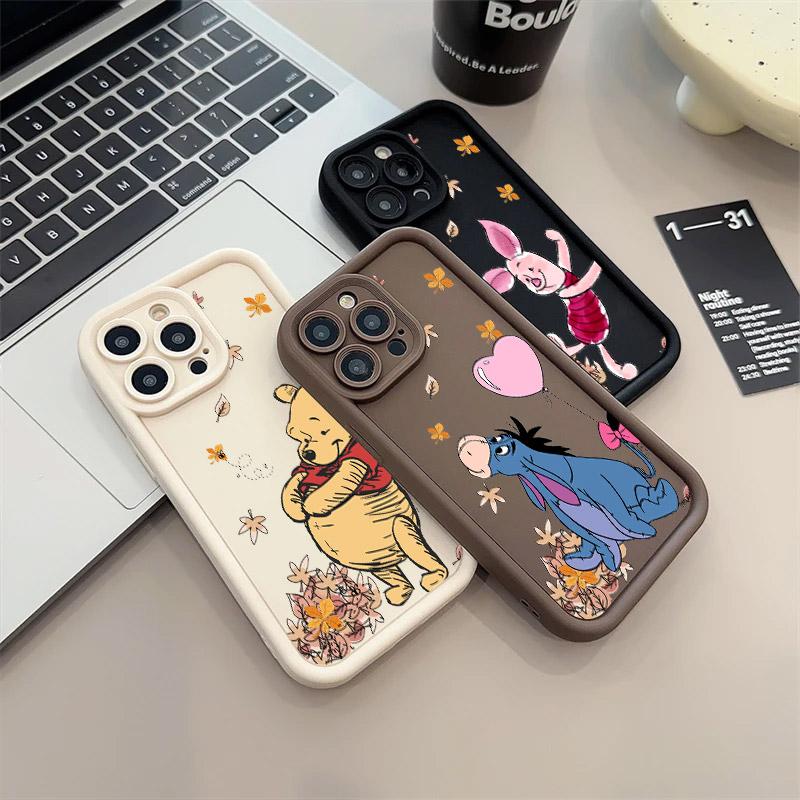 Winnie The Pooh Winnies Eeyore Phone Case For iPhone 17E 11 12 13 14 15 16 17 Pro Max Fundas 17 Air Plus 16e 13 Mini Back Cover