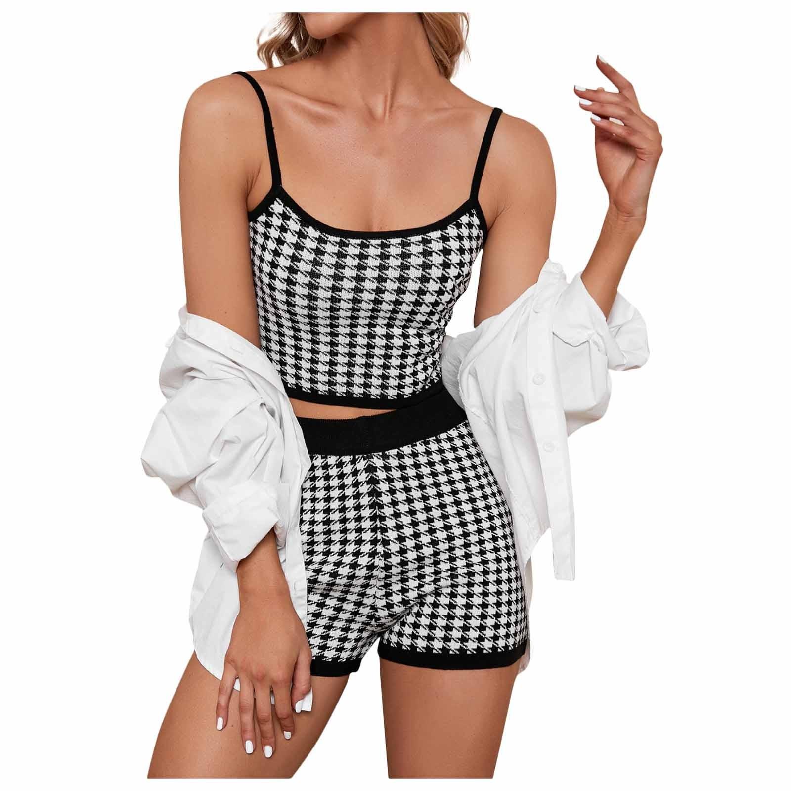 

Женские повседневные модные сексуальные удобные крутые дышащие шорты на бретельках, костюм, пижама L чёрный