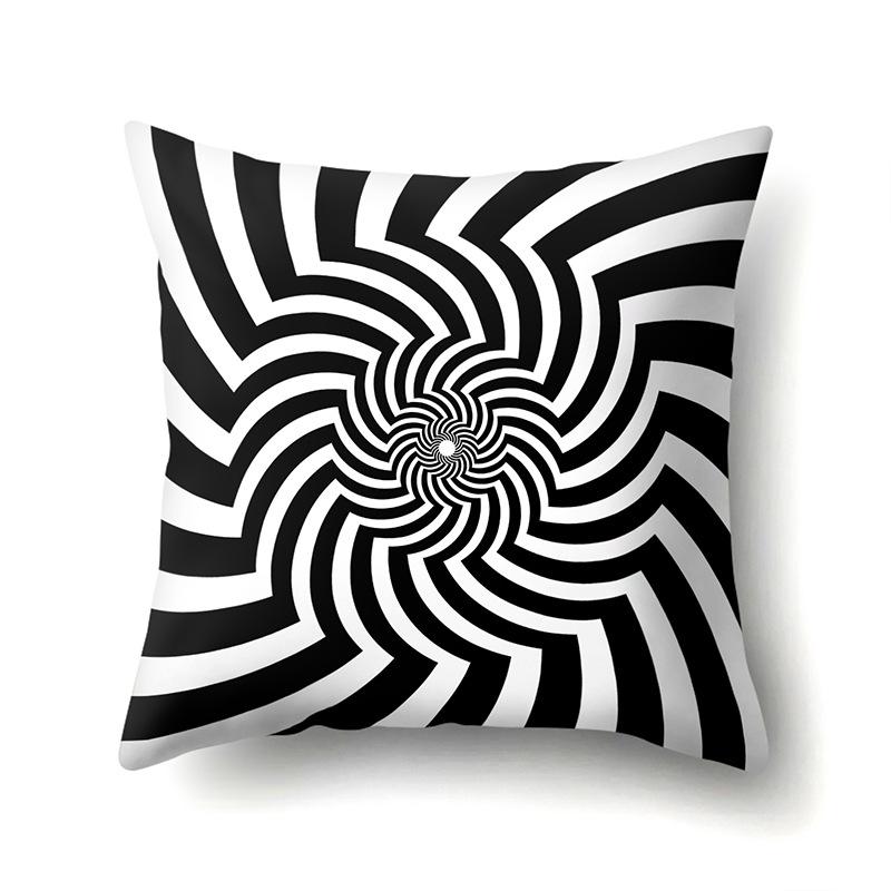 

Серый Скандинавский Ретро Инс Легкая Роскошь Полиэстер Наволочка Авто Декор Дом Принт Подушка для Поясницы Наволочка No pillow core