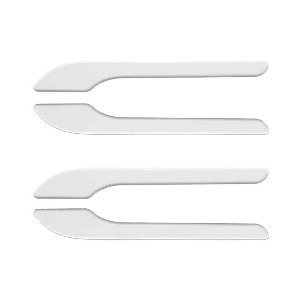 4pcs Car Door handle Wrap Cover Stickers Modification Accessories For Tesla Model 3 2017- Model Y -