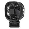 Stroller Fan 3 Wind Speeds Auto Oscillating Portable Fan with Detachable Flexible Tripod and Night Light