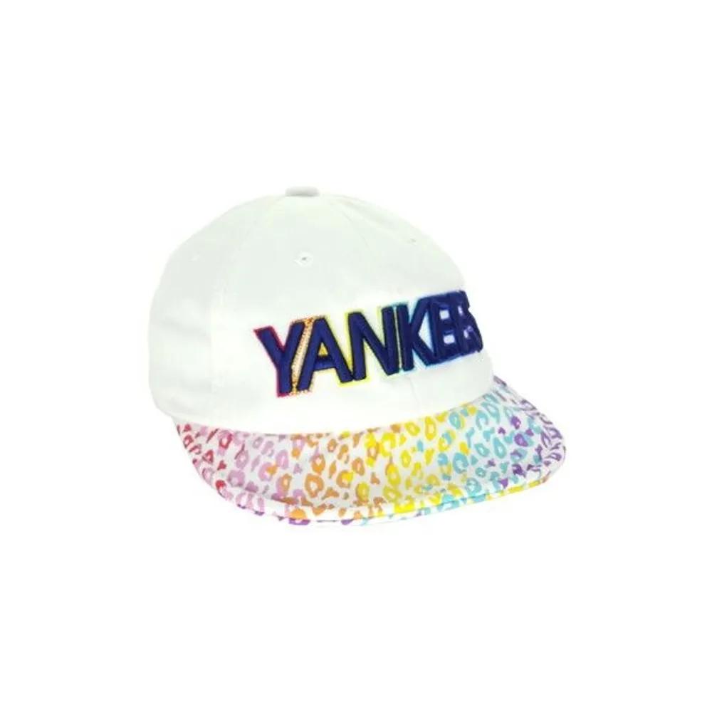[MLB] Kids Rainbow Leopard Print Wire Cap 72CPF2911-50W F