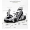 1/22 Maserati MC20 Cabrio Rennwagen-Modell aus Metallguss, Sportwagen-Modell mit Sound und Lichteffekten, Spielzeug für Kinder, Geschenk