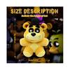 Golden Freddy Plush 6.5",Five Nights Bonnie Foxy Chica Springtrap Glamrock Freddy Stuffed Plushies at Freddy's ,FNAF Golden Bear Animal Plushies Actio