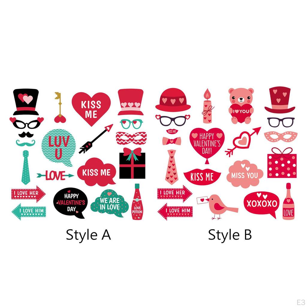 Valentine's Day Props Fun Props. Wedding for Prom, Parties, Year