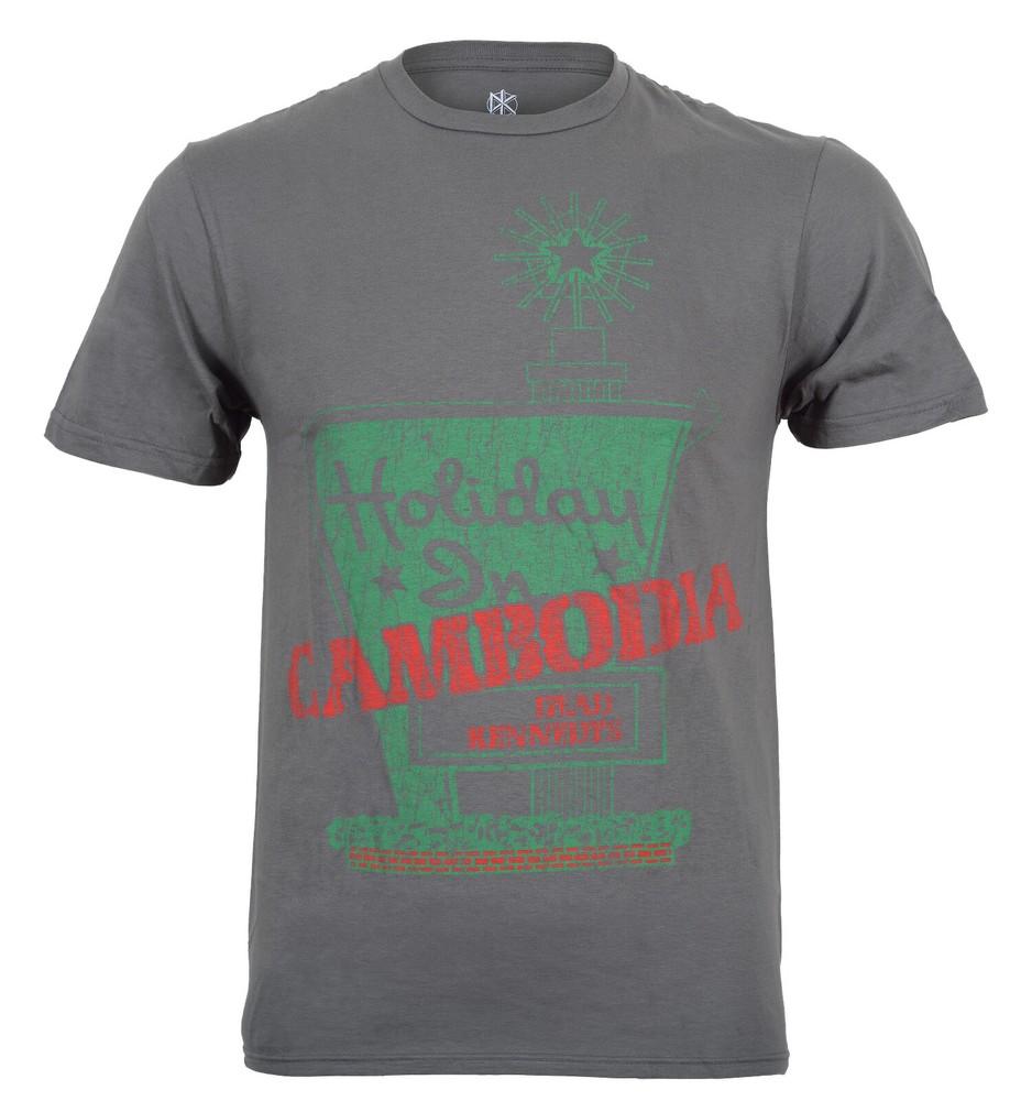 

Dead Kennedys T Shirt Official Holiday In Cambodia New Classic Punk Rock Grey L