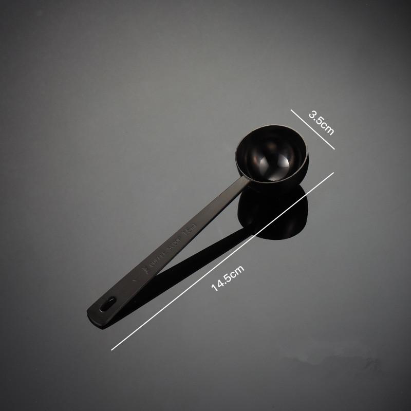 Stainless Steel Multifunctional Coffee Food Tea Measuring Spoon Kitchen Accessories Baking Tools 10-15ML Solid Color Spoons