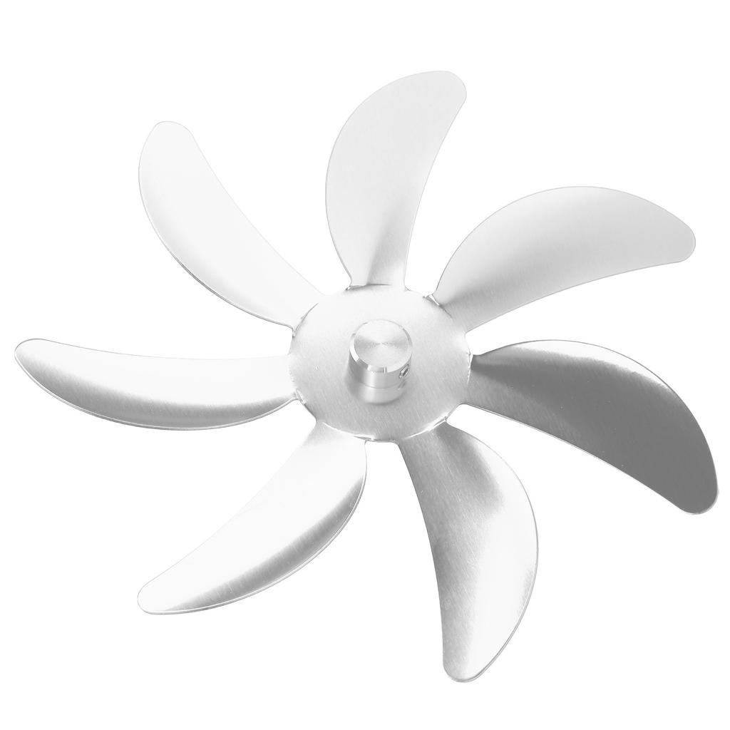 Stove Fan Aluminum Alloy Blade 7 Blades Easy Installation Universal Fireplace Fan Blade Replacement for Fireplace Fan