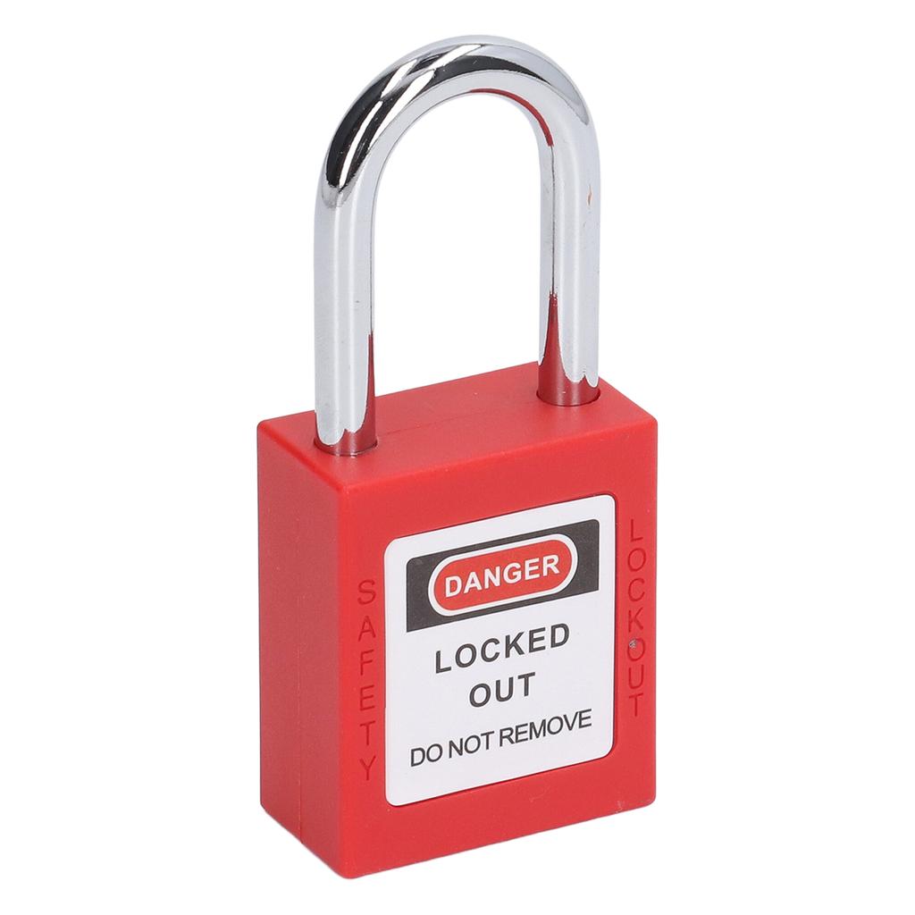 Safety Padlock Set Adjustable Stainless Steel Cable Lockout and 38mm Lockout Tagout Lock with 2 Keys
