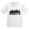 Inktastic Nashville Skyline Grunge Youth T-Shirt Skylines Nasville Silhouette In
