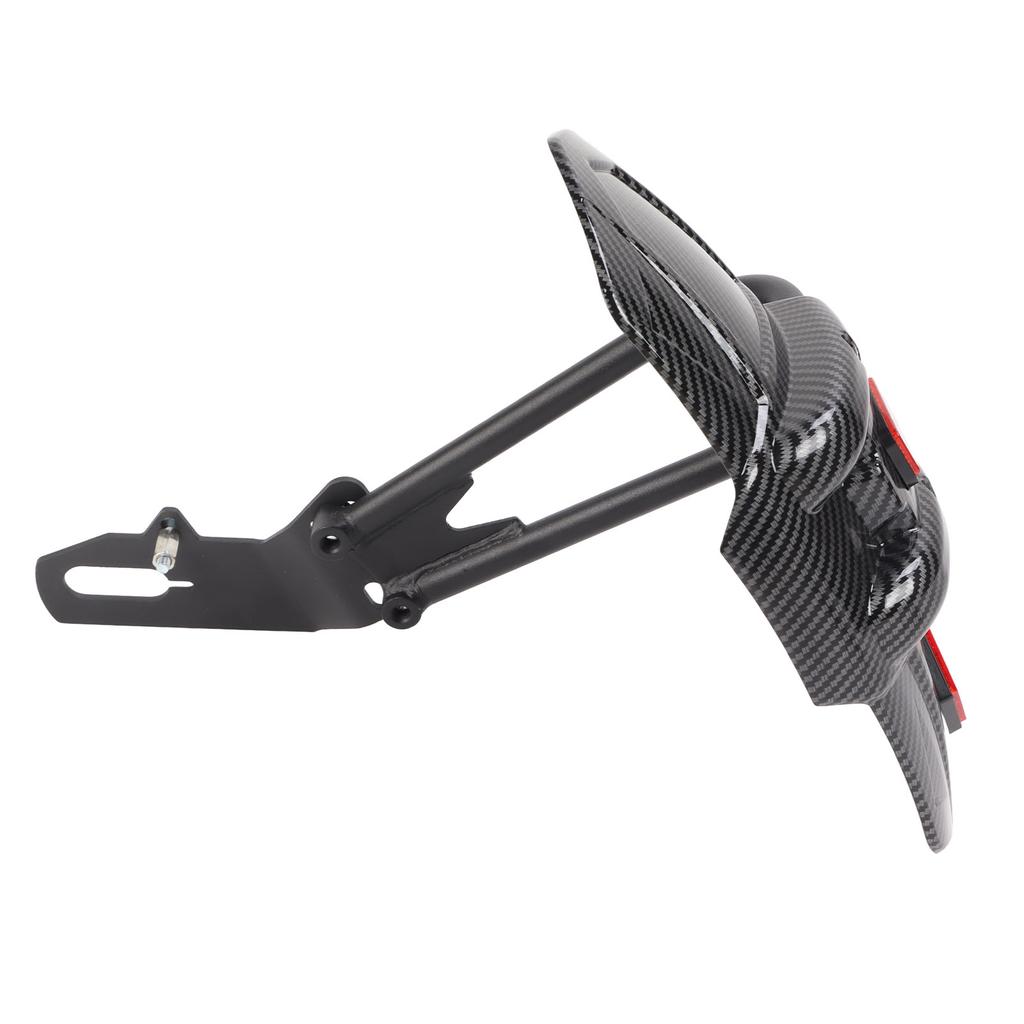 Motorcycle Rear Wheel Mudguard Carbon Fibre Style Splash Guard Universal Motorbike Refitting