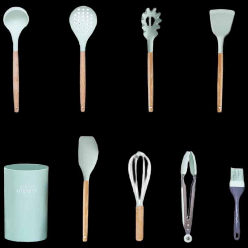 

Xinsite 9-Piece Silicone Kitchen Utensil Set