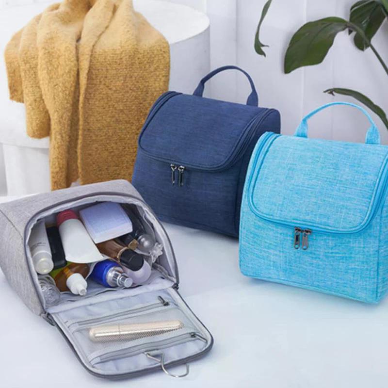1Pcs Storage Cosmetic Bag, Simple And Portable, Portable Travel Bag, Waterproof Large Capacity Men's Toiletry Bag