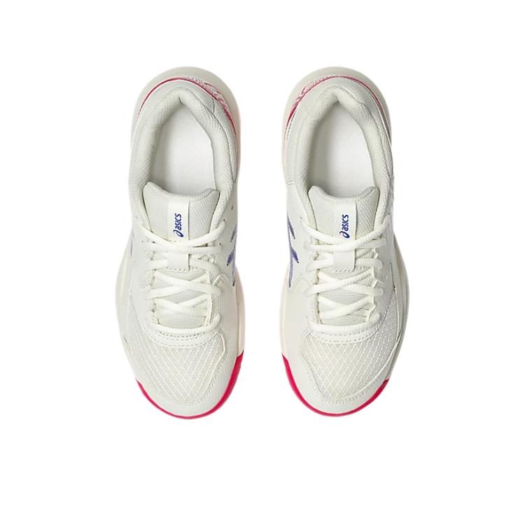 Asics Gel-Dedicate 8 Comfortable Fashionable Simple Versatile Training Shoes Kids Sneakers Off-White 1044A077-105