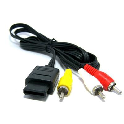 Complements WINGONEER Composite AV TV Cable for Super 64 Nintendo, Gamecube, (Super Famicom, Snes, GC, NGC, N64).