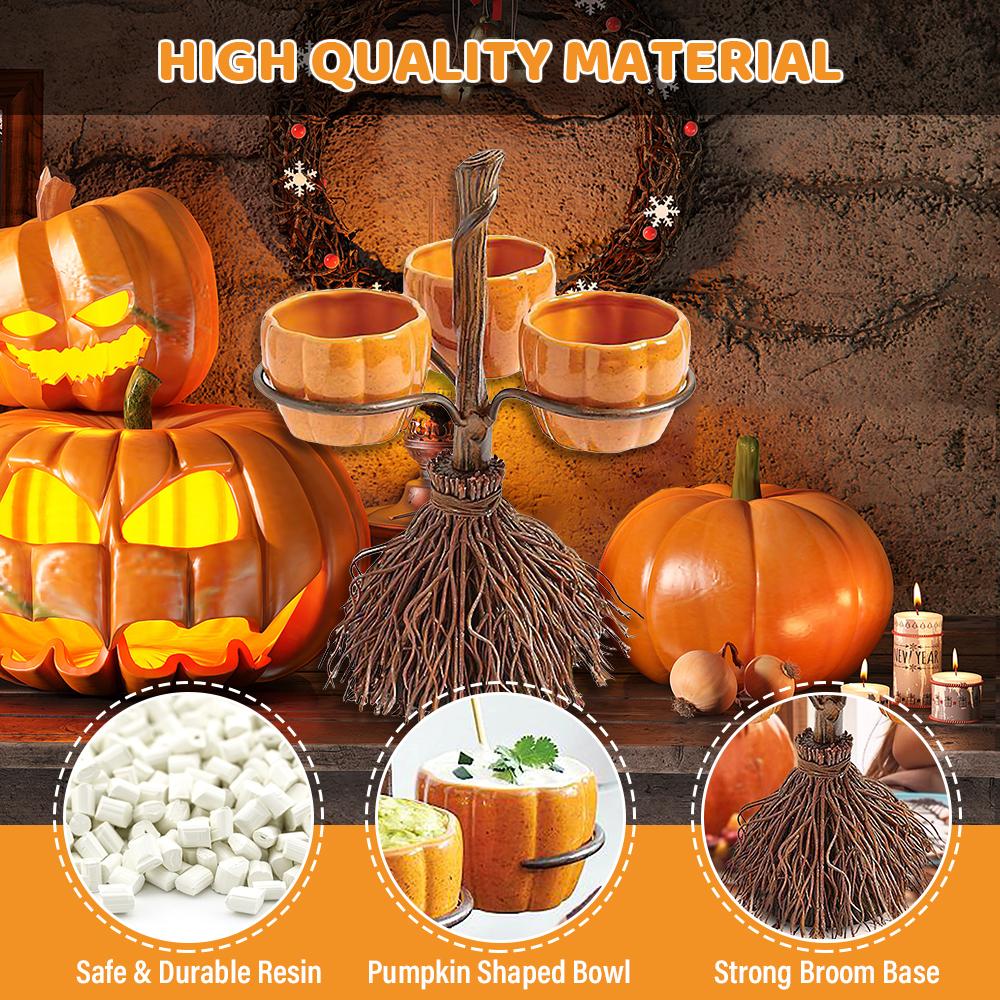 Halloween Kürbis Snack Schüssel Stehen Faltbare Tabletts Stehen Candy Display Turm Kreative Salat Schüssel