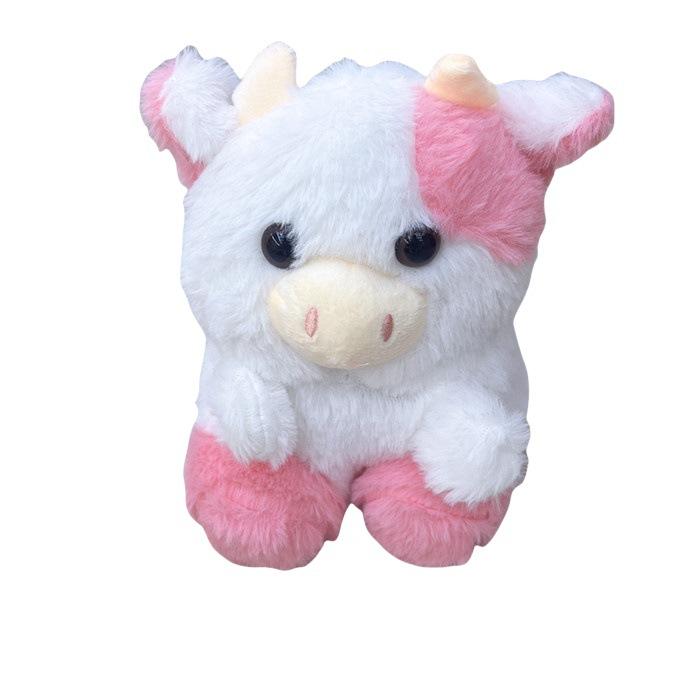 

Игрушка Корова Белль Клубничная Кукла Корова Плюшевая Корова Милая Розовая Стра 20cm 150g