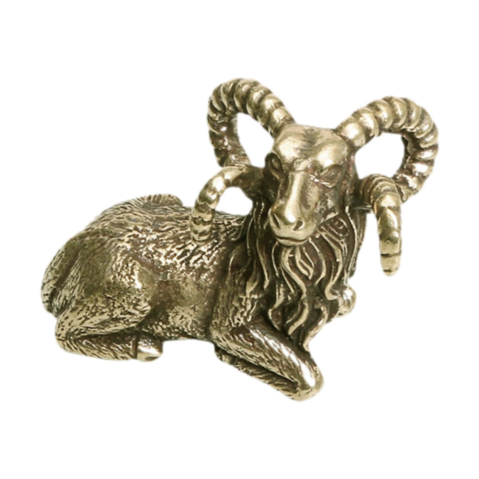 

Decorative Brass Antelope Figurine Modern Animal Sculpture for House Decoration Room Ornament золотий