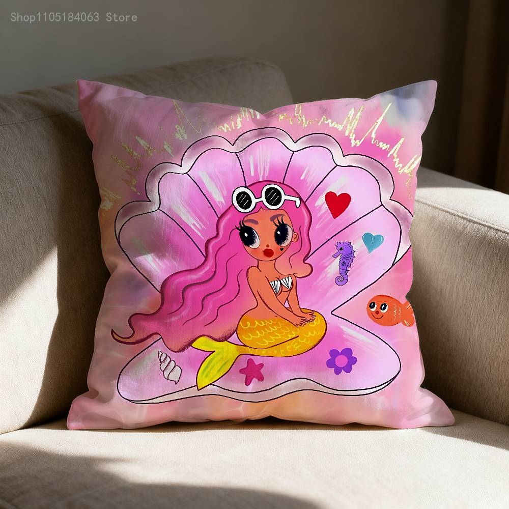 Manana Sera Bonito K-Karol G Pillow Case For Sofa Decor Car Office Room Printing Cushion Cover Decorations and Protector