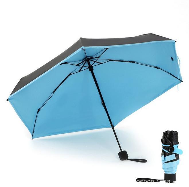 Mini Pocket Umbrella Sunny Folding Kleine Sonnenschirm Isolation Regenschirm