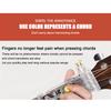 Gitarren-Anfänger-Training Akkord-Lernwerkzeug Finger Schmerzfreier Aufsatz Übungszubehör