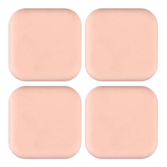 4 bucăți de protecție pătrate din silicon pentru mâner de ușă, rezistente la șoc