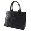 Balenciaga Hardware Handtasche 714187 BB Monogramm schwarzes Leder Unisex Gebraucht