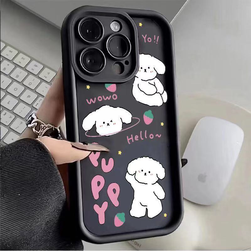 Cute for iphone16 mobile phone case Apple 15 anti-drop 14 cartoon 13promax new 12 Japanese and Korean 11xr