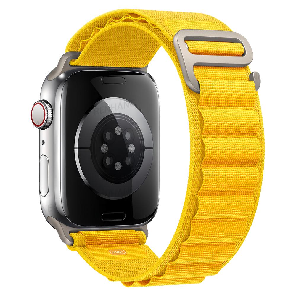 Alpine Loop Nylon Band for Apple Watch Strap 49mm 45mm 41mm 44mm 40mm 42mm 38mm Metal G-Hook Bracelet IWatch Ultra 34 5 SE 6 7 8 Strap