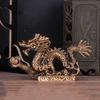 Art Dragon Zodiac Statue Desktop Decor Home Decoration Dragon Ornaments Traditional Chinese Zodiac Creative Animals Sculpture