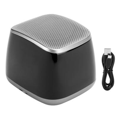 Bluetooth 5.0 Speaker Plastic Casing Gray Wireless Hands Free Desktop Loudspeaker BoxGray