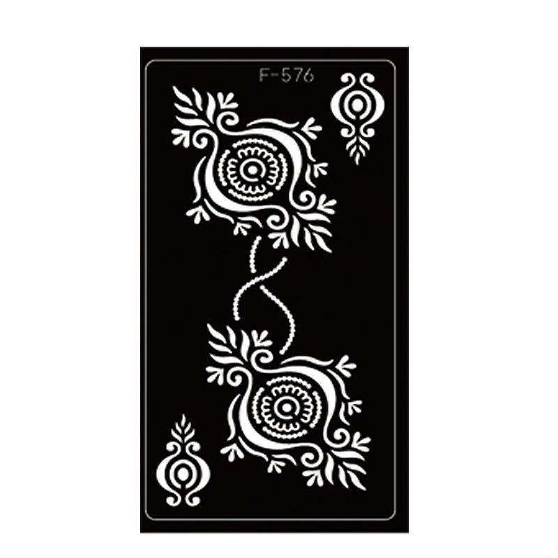 Pet Hollow Tattoo Template Middle East Indian Tattoo Sticker Body Painting Template Sticker Inkjet Painting