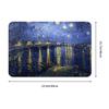 Van Gogh Starry Night Doormat Anti-Slip Entrance Bathroom Kitchen Door Floor Mat Over The Rhone Garage Carpet Rug