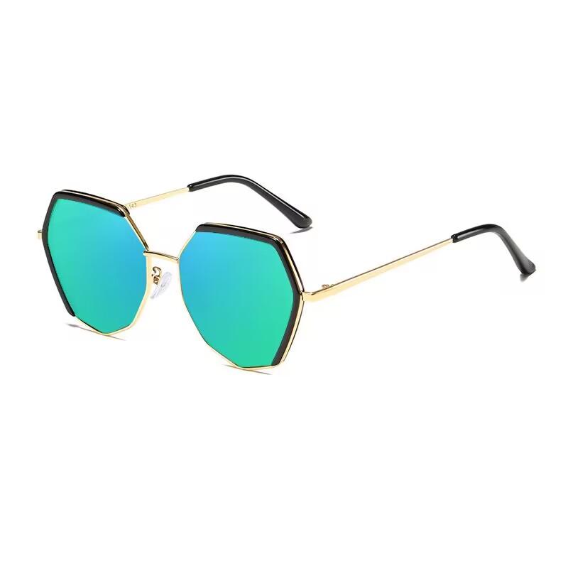 New Luxury Polygon Sunglasses for Women Unisex Thin Frame Retro Party Outdoor Cycling Glasses Sunshade Fashion