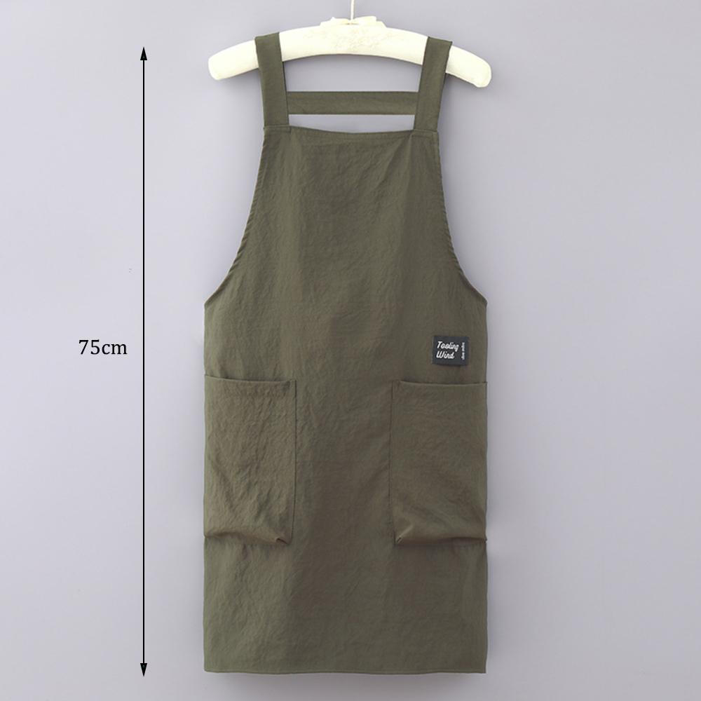 Household Apron Men Women Japanese Apron Barber Coffee Workwear Oil-proof Waterproof Restaurant Waiter Kitchen Cooking Apron