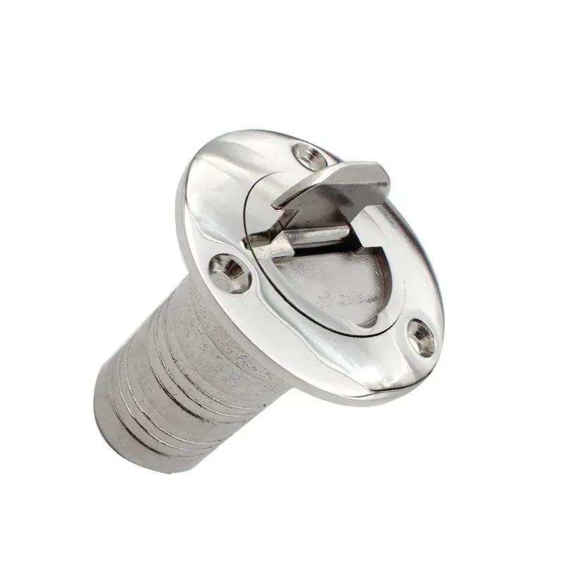90 Degree 1.5" 2" 316 Stainless Steel Marine Boat Mirror Polish Deck Filler GAS DIESEL FUEL WASTE WATER Key Deck Filler Cap