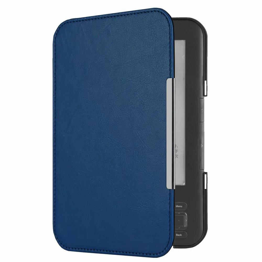For Kindle 3 Keyboard Wi-Fi / 3G Case (D00901) 6" eBook Slim Folio PU Leather Cover For Kindle 3rd Gen Funda