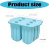Nontoxic Silicone Ice Lolly Maker Mould 6 Cavity Popsicles Molds For Kids Party Supplies And Homemades Freezing Treats
