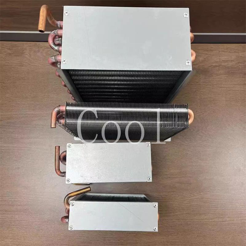 172*80*155mm Zbiornik na wodę Skraplacz chłodzący Miedziana rurka Grzejnik UV Płaski drukarka LED Lampa do utwardzania UV Skraplacz zbiornika na wodę