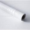 White Wood Grain Adhesive Film - Self-Adhesive Vinyl Wrap for Furniture, Kitchen Cabinets & Countertops - Peel & Stick DIY Home