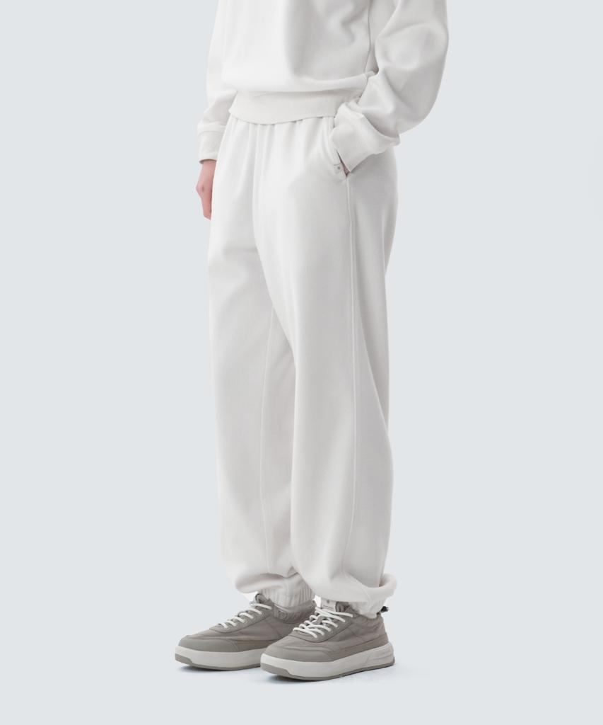 SNOWPEAK APPAREL Women'S Knit Jogger Pants (S25Swffp31) Butter Ivory