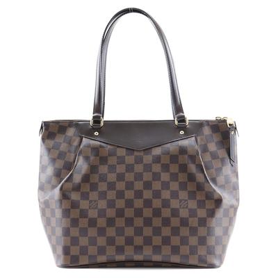 Louis Vuitton Torba Westminster GM N41103 Brązowe płótno Damier Kobiety Używana