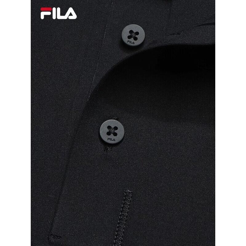 FILA Men's Knitted Short-Sleeve Polo Shirt