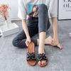 Fashion Women Sandals Summer One word slippers Non-Slip Womens Flat Slippers Size is too Small it is Recommended to Buy One Size Larger