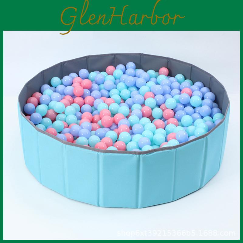 Spacious And Durable Folding Playpen Ball Pit For Kids With 10lbs Of Porcelain Sand
