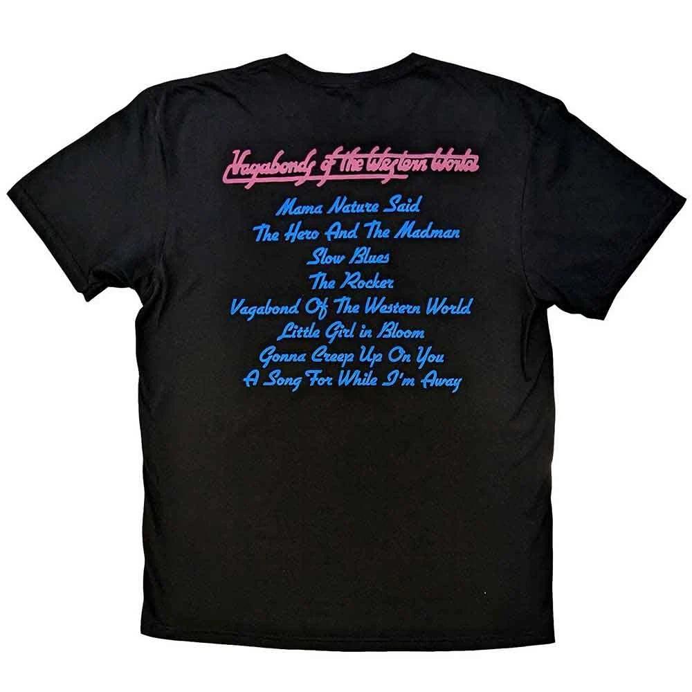 Thin Lizzy Vagabonds of the Western World Tracklist T Shirt XL