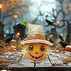 Halloween Neuer Hut Kürbis Harz Ornament